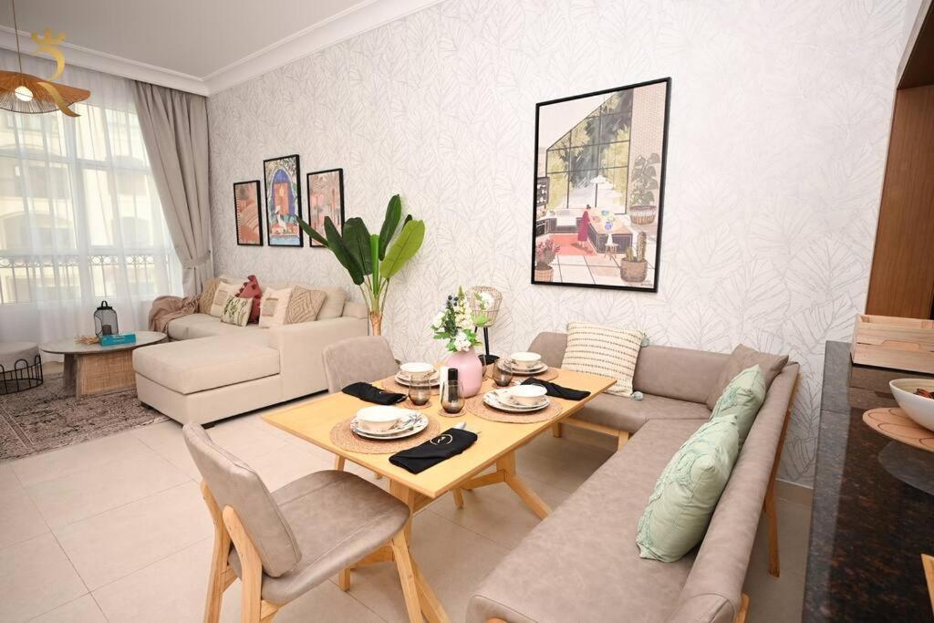 Yas Natura Bliss 1Br Apartment อาบูดาบี ภายนอก รูปภาพ